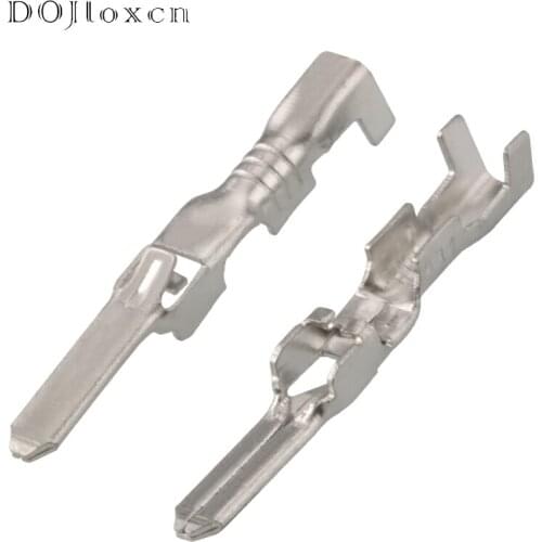 20 Pcs 2.8 MM Brass Tinned Male Wiring Terminal For Household Appliance Connector Insert Pin Copper Needle DJ615-2.8x0.8A