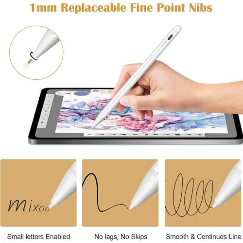 2021 quality For iPad Pencil with Palm Rejection,Active Stylus Pen for Apple Pencil (2018-2020) Precise Writing/Drawing