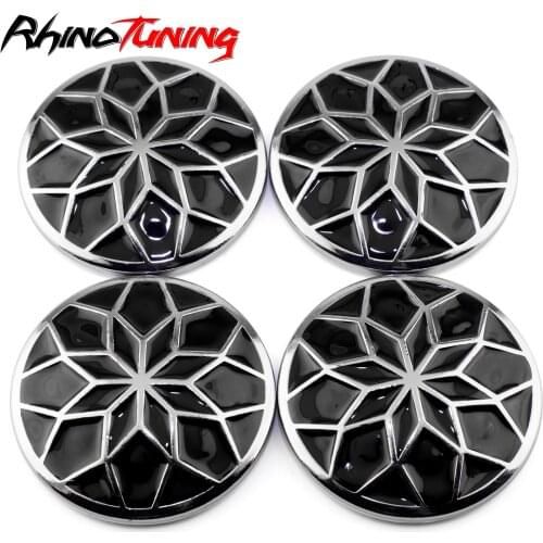 4pcs 65mm Fit For Universal Hub Cover Badge Zinc Alloy High Quality Auto Parts Car Styling