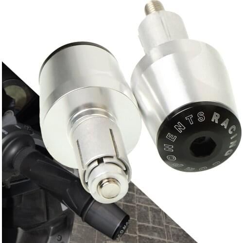 Motorbike 22MM Accessories Alloy Aluminum CNC Universal Handle Bar Ends Motorcycle Grips Cap Cover For Triumph Daytona 675 2007