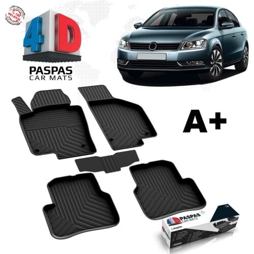 FOR VOLKSWAGEN PASSAT B7 BRAND CAR RUBBER MAT INDOOR ACCESSORIES LUGGAGE POOL SLIP-RESISTANT OUTSOLE LUX 2011 2012 2013 2014 MODEL