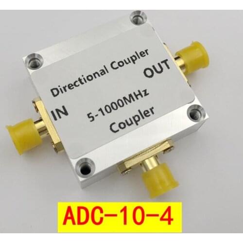 Free shipping 5 to 1000Mhz 10dB Wideband Directional coupler ADC-10-4 Mini-circuits RF CNC FOR HAM radio Amplifier 5 -1000Mhz