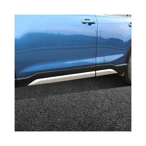 Stainless Steel Side Door Body Molding Cover Trim 4pcs for Subaru Forester 2019
