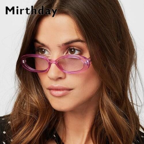 Brand Small Sunglasses Women Fashion Oval Sun Glasses Men Vintage Black Red Eyewear Ladies Traveling Style UV400 Goggles