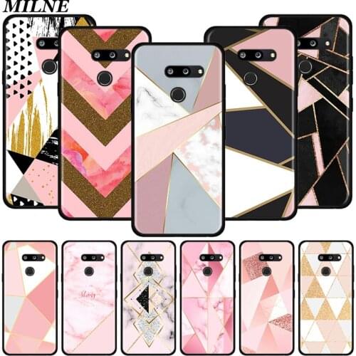 Marble Flower Phone Case For LG K40 K40s K41s K50s K51s K61 G6 G7 G8 K31 K42 K52 K62 K71 Q51 Q60 Q61 Q70 Back Cover Coque Funda