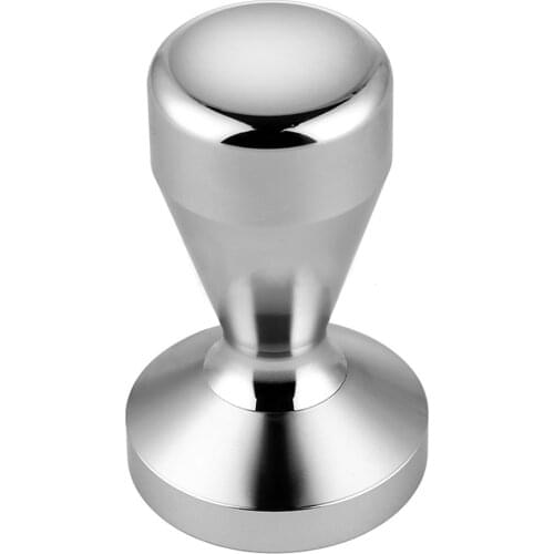 51/49mm Black Espresso Coffee Tamper Stainless steel Constant Pressure Calibrated Barista Flat Base Coffee Bean Press Tamper