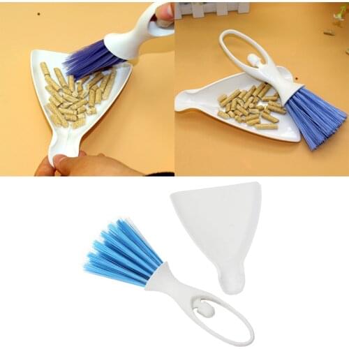 Multifunction Small Broom Brush Dustpan Set Pet Hamster Cleaning Tool Kids Toys Drop shipping