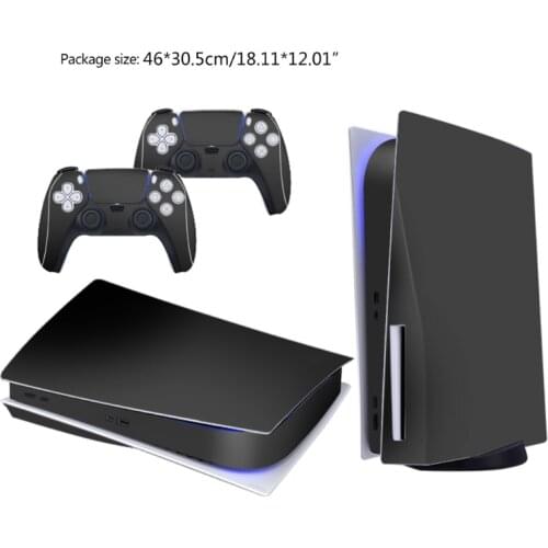 K5DB PS5 Disc Edition Skin Sticker Protective Decal for playstation5 Game Console & 2 Controllers Gamepad Accessories