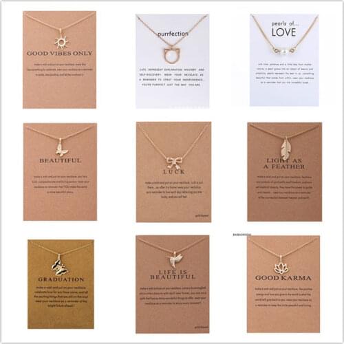 New Arrival Wishing Bone Wings Golden Silvery Necklace Womens Fashion Collarbone Chain Ladys Gifts