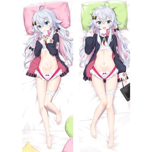 Newly Design VTuber Body Pillow Case Cover Sexy Anime Girl Virtual Youtuber Kagura Nana Soft Hugging Bed Pillow