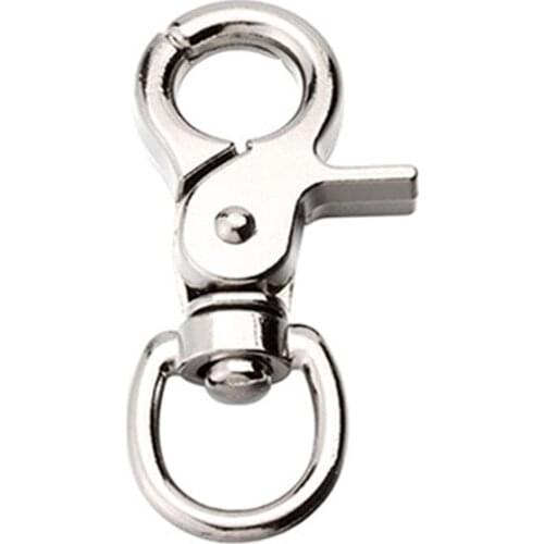 80pcs 59mm Snap Hook Zinc Alloy for 14mm Strapping Key Ring DIY Accessories Swivel Snap Hook BL06YL01-14.2