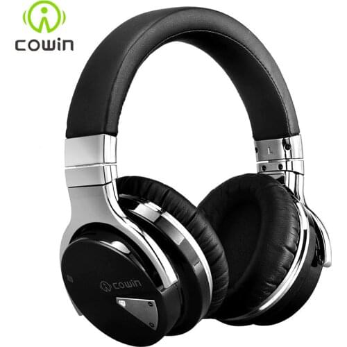 Original cowin E7 ANC wireless bluetooth earphone headphones headset active noise cancelling headphone over ear deep bass casque
