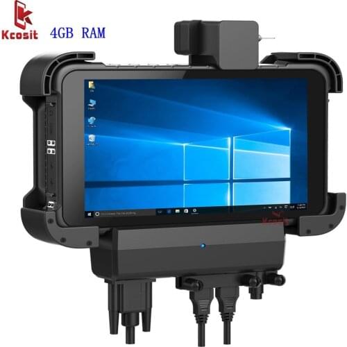 Original K86 Windows 10 Tablet PC Rugged Computer Car Holder RS232 USB IP67 Robust Shockproof 1280x800 HDMI USB GpS navigator