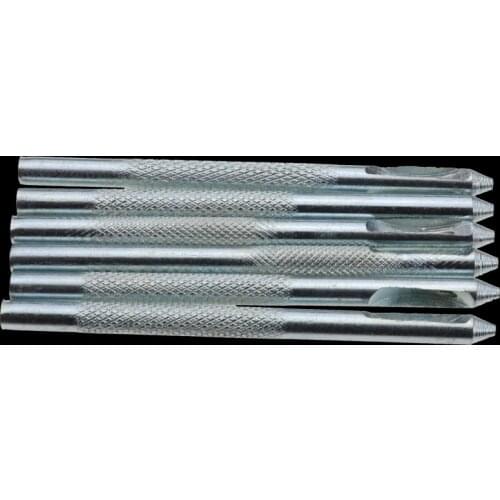 Practical Steel Punch Leather Tool Hollow Puncher for Belt Round Hole Craft DIY Stitching Accessories Hand Art Tool