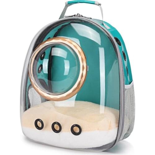 Transparent Cat Backpack Going Out Portable Space Capsule Dog Shoulder Cat Pet Dog Carrier Bag Pet Supplies