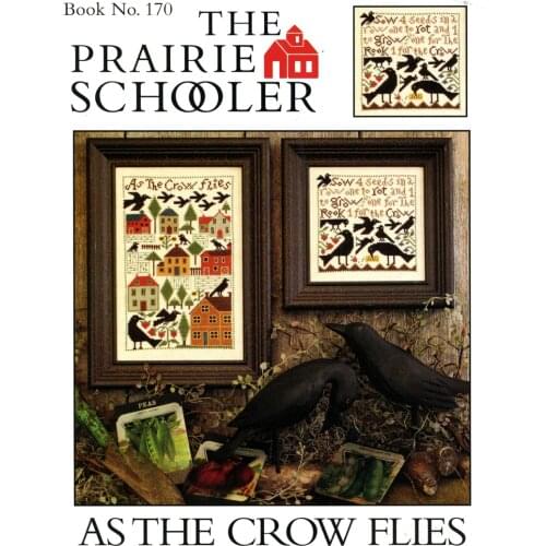 Drop Shipping Craft August by Prairie Schooler Beginner Embroidery Patterns with 100% Cotton Floss &Free Shipping for Wall Decor