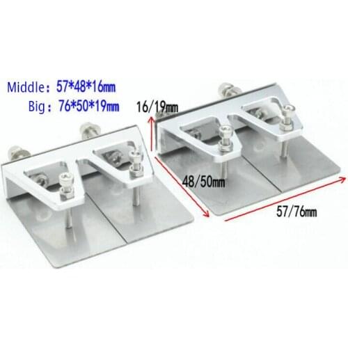 RC Boat Trim Flaps 57*48*16mm/76*50*19mm For 80~120cm Racing O Yacht Electric/Methanol/Gasoline Boat Model Parts
