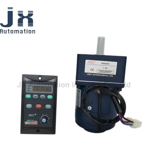JSCC 25W Micro AC Gear Motor 80YT25GV22-80GK3H with SF25E Governor