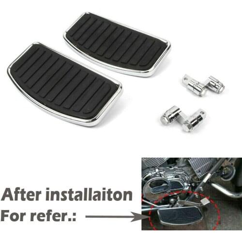 Black Adjustable Footboard Footrest Motorcycle Front Floorboard Foot Pedal Peg for Harley Sportster XL1200 XL883 48