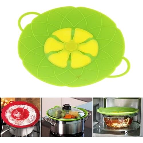 Hot sale Kitchen Silicone Pot Anti Overflow Lid Spill Stopper Pan Boil Over Safeguard Cover Caps Against Iron Cooking Tools