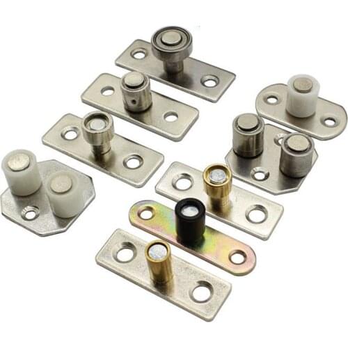 Folding Door Pulley Sliding Door Wheel Rollers Positioner Push Pull Hang Pulley Guide Wheel Lower Wheel Bearing Rolling Hardware