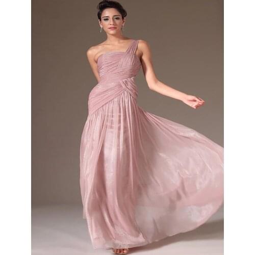 Formal Evening Dresses Mermaid One-shoulder Chiffon Backless Long Dubai Saudi Arabic Evening Gown Prom Dresses