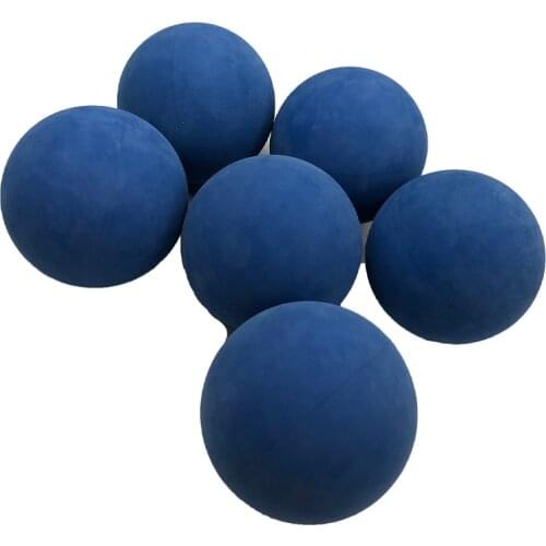 12pcs/lot Racquetball Squash Low Speed Rubber Hollow Training Competition High Elasticity Indoor Sports Random Color