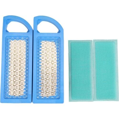 2Pack 698083 697153 Air & Foam Pre Filter Cartridge, for Briggs & Stratton Engine Lawn Mower, for John Deere GY20573 Craftsman A