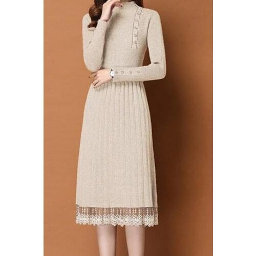 2021 Summer Autumn Casual Knitted Long Sleeve Party Beach Black Boho Bodycon Dress Elegant Women Ladies Dresses Harajuku Lace