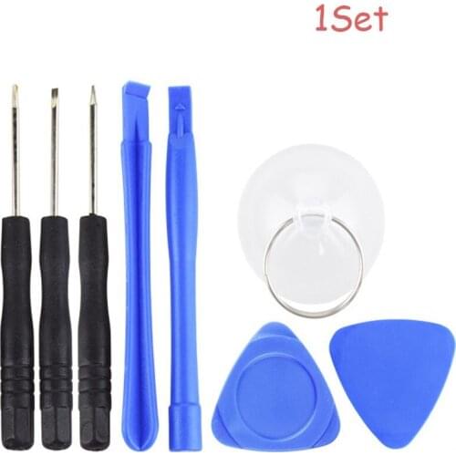 DHL 1000Set 8000PCS 8/1Set Hot 8 In 1 Set Accessories Screwdriver Phone Repair Mobile Opening Pry Tool Kit