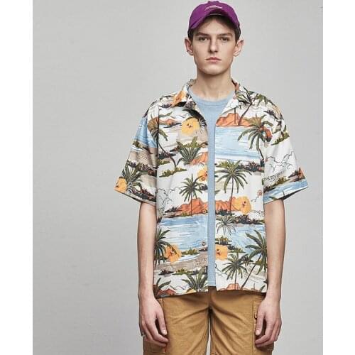 BringBring Men's Beach (Hawaiian) Shirts