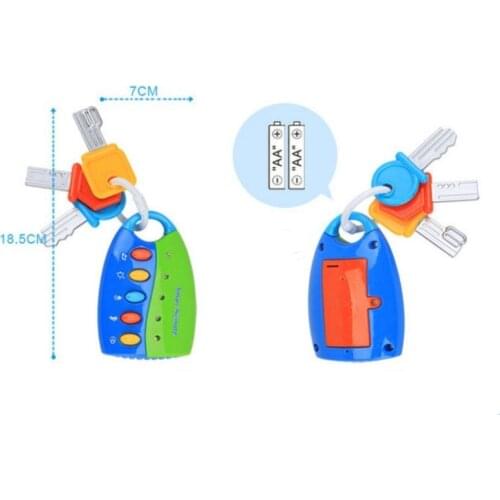 Baby Toy Musical Car Key Vocal Smart Remote Car Voices Pretend Play Educational Toys For Children Baby Music Toys