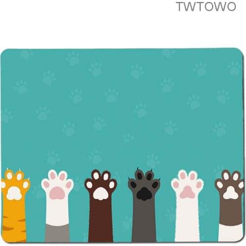 Cartoon Cats Collection Non-slip Durable Rubber Mat For LOL Game Floor Mat Anime Harajuku aesthetics office decoration mouse pad