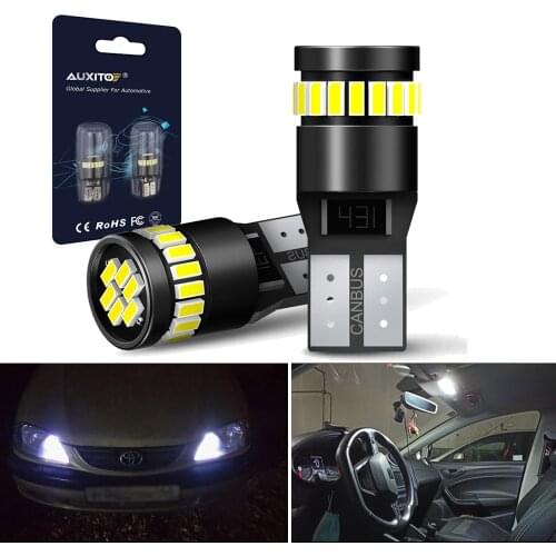 2Pcs Canbus T10 LED Bulb W5W 194 168 Lamp Position Parking Interior Light For Toyota Camry Rav4 Corolla Land Cruiser Highlander
