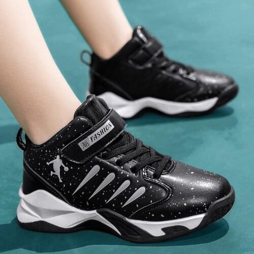 Hot Sales Sports Boys Sneakers Children Casual Shoes For Kids High top Basketball Shoes Running Sneakers kids 12 13 14 years old