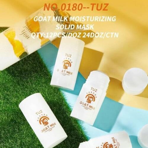 Milk Solid Mask Face Purifying Clay Stick Mask Deep Cleaning Whitening Blackhead Remove Anti-Acne Oil Control Clean Pores TSLM1