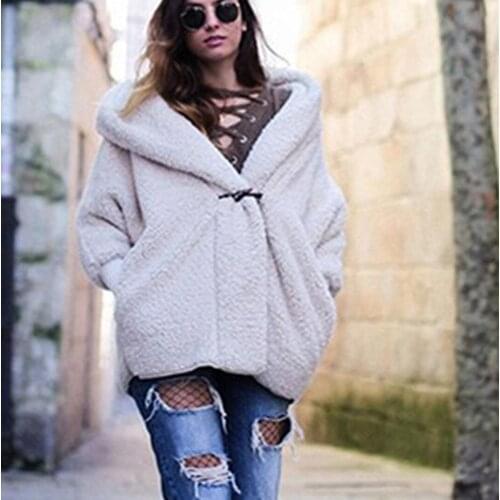 Luxury Designer Faux Fur Coat Cashmere Coat Warm Fur Coat VOGUE Female clothing woman clothes costume adornment trappings dress