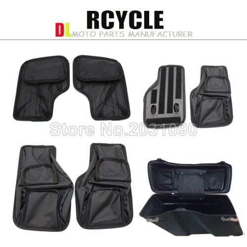 Saddlemen Saddlebag Lid Organizer Set for Harley Davidson Touring Models 1993-2013