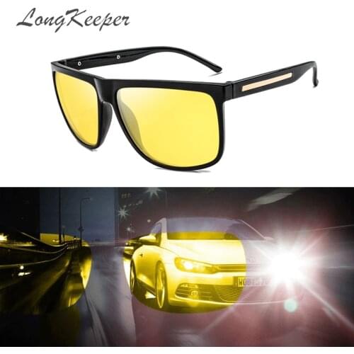 LongKeeper 2018 Polarized Sunglasses Mens UV400 Protection Night Vision Driving Glasses Women Goggles Anti-Glare Sun Glasses