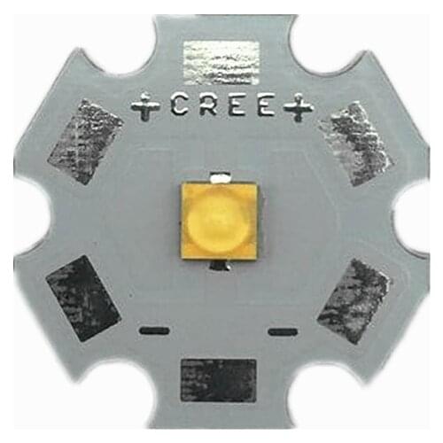 5pcs Cree XTE XT-E R5 5W Warm White 3000-3200K LED Chip+ 1.5-4V LED flashlight chip with 20/16/14/12/10/8MM pcb