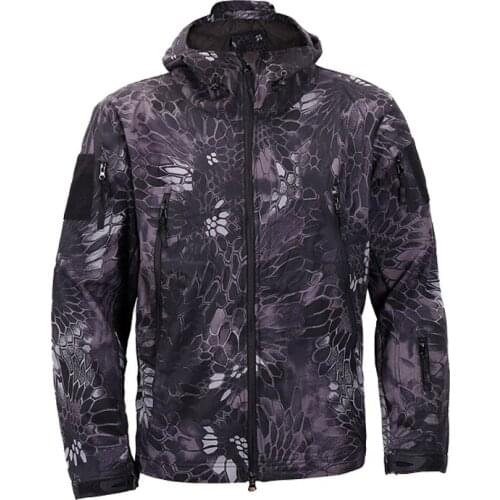 Windbreaker Camouflage Army Coats Military Tactical Jacket Men Waterproof Windproof Soft Shell S-3XL