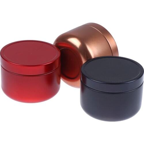 1PC New Mini Tin Storage Metal Box Small Iron Pot Sealed Pot for Coffee Tea Candy Storage Accessiories Container Cans Jars