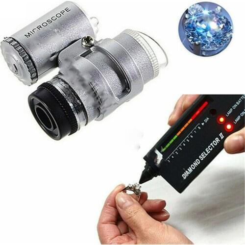 4pcs/Set Portable Diamond Gems Tester Pen Gemstone Testing Kit Digital Electronic Test High Accuracy Jewelry Test Tool Hot