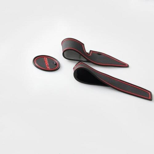 Auto anti-slip cup holder mat non slip door gate pad for toyota corolla 2014-2018