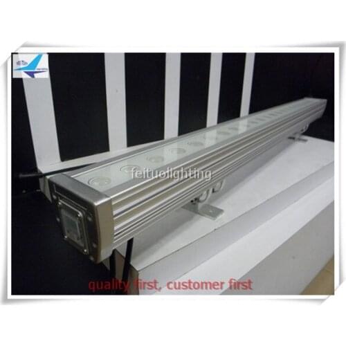Free shipping 12pcs LED Floodlight 24X3W RGB 3IN1 Waterproof LED Wall Washer Linear Bar Light IP65 Wall Washer Light