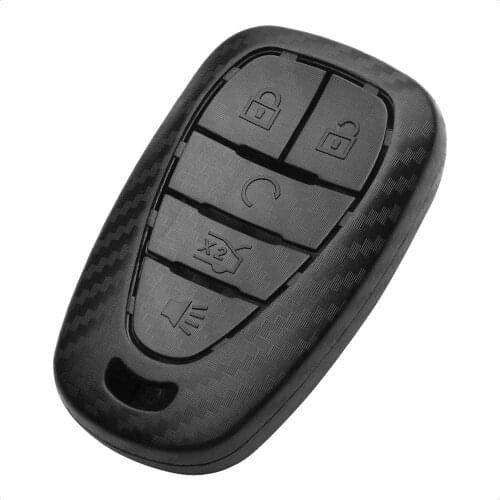 Smart Key Fob Case for CHEVROLET BLAZER CAMARO CRUZE EQUINOX MALIBU SONIC TRAVERSE TRAX 5 Button Keyless Remote Cover