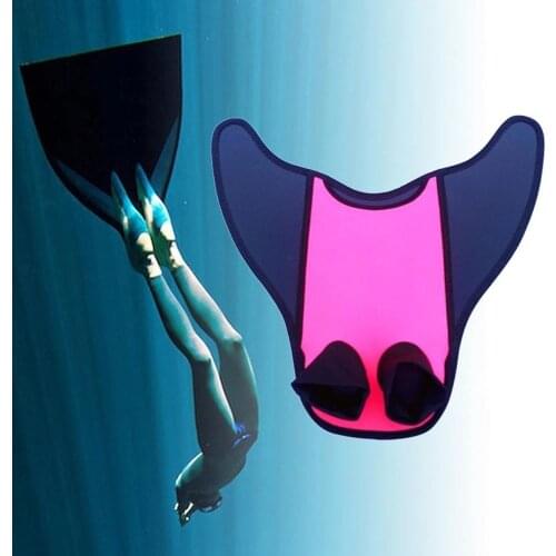 Children Kids Mermaid Swimming Fins Duck Flippers Rubber Short Swim Fins Size Adjustable Fins Neutral Flippers Diving Equipment