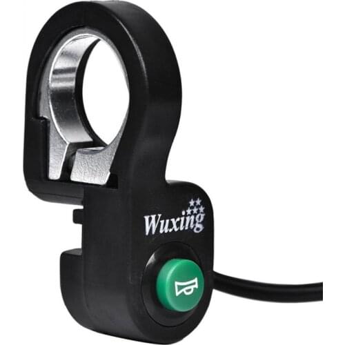 Electric Bicycle Horn Switch Button Motorcycle Scooter Bike Plastic Horn Signal Switch Button Bell for 22.5mm Handlebar Bike