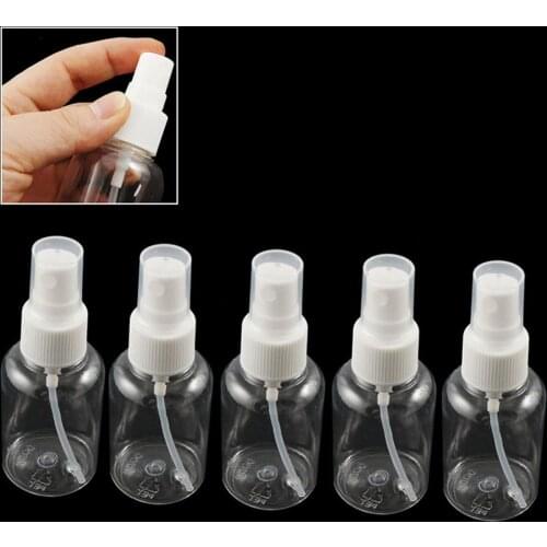 NEW 5/10 Pc 30ml Portable Refillable Essential Oil Atomizer Transparent Empty Plastic Spray Bottle Makeup Liquid Sprayer Bottles