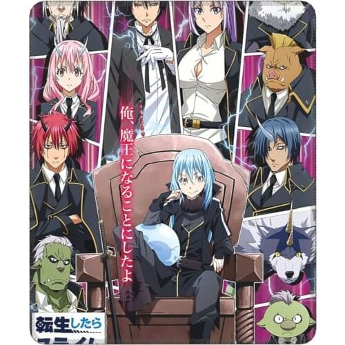 I Got Reincarnated As A Slime Mouse Pad Rimuru Tempest Tensei Shitara Suraimu Tensura Isekai MousePad PC Table Decor Cover